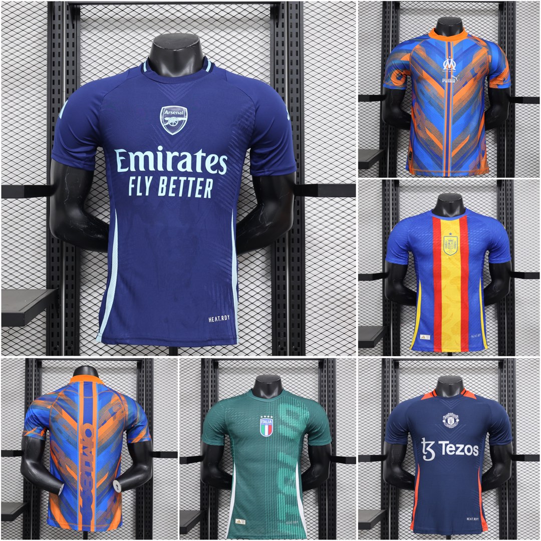 Manchester United Arsenal Italy Spain Marseille Player version Jersey