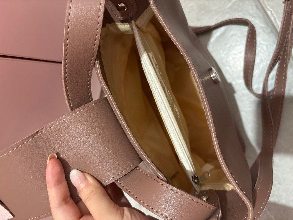 Mauve pink bag