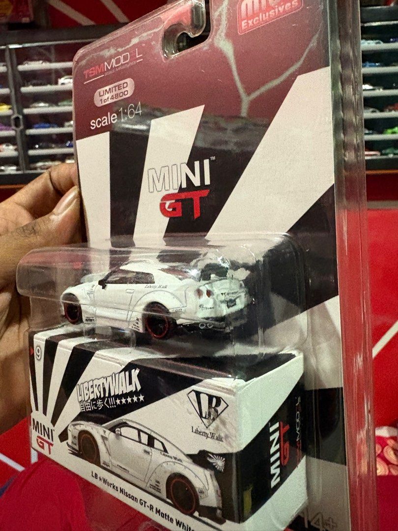 Mini Gt No 9 Matte White Nissan Skyline Gtr R35 blister