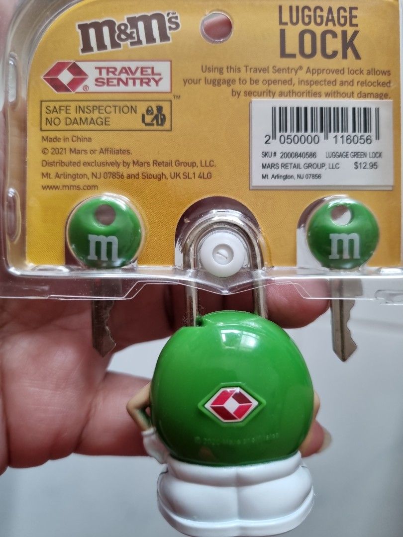 M&m luggage lock sales