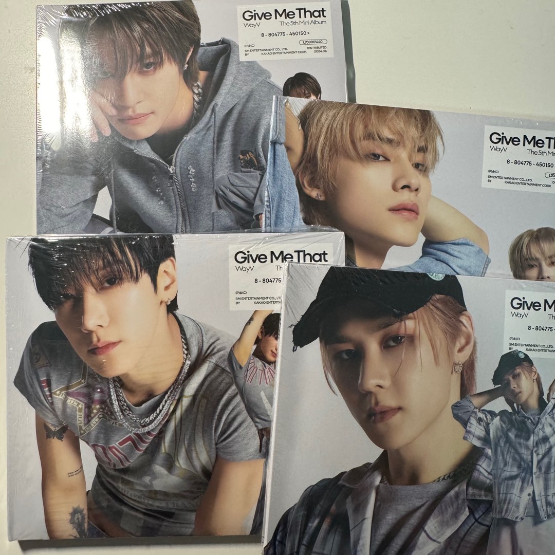 出nct wayv give me that gmt digipack未拆專輯 kun ten xiaojun yangyang