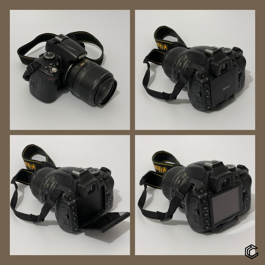 Nikon D5000 DSLR Camera (Category: Cameras) located in Bacoor. Submitted by box_of_randoms (Listing ID 1330617970, Image 3). Description: Specification: -Nikon D5000 Key Features -12.9 megapixel DX-format CMOS sensor (effective pixels: 12.3 million) -2.7" tilt and swivel LCD monitor (230,000 dots) -Movie capture at up to 1280 x 720 (720p) 24 fps with mono sound -Live View with contrast-detect AF, face detection and subject tracking -Image sensor 