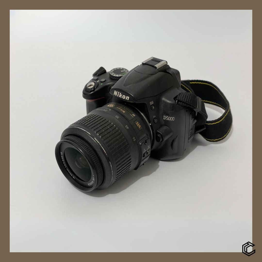 Nikon D5000 DSLR Camera (Category: Cameras) located in Bacoor. Submitted by box_of_randoms (Listing ID 1330617970, Image 2). Description: Specification: -Nikon D5000 Key Features -12.9 megapixel DX-format CMOS sensor (effective pixels: 12.3 million) -2.7" tilt and swivel LCD monitor (230,000 dots) -Movie capture at up to 1280 x 720 (720p) 24 fps with mono sound -Live View with contrast-detect AF, face detection and subject tracking -Image sensor 