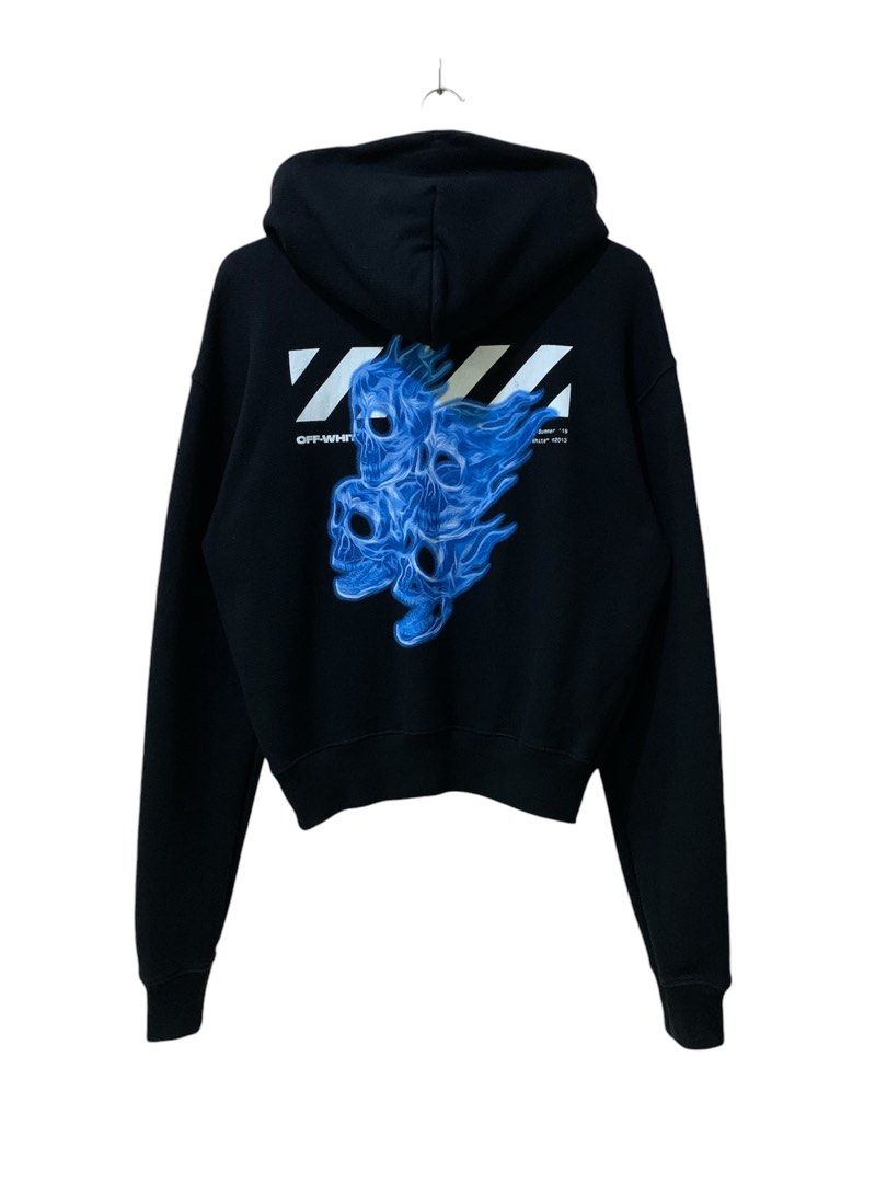 Off white diagonal skulls hoodie online