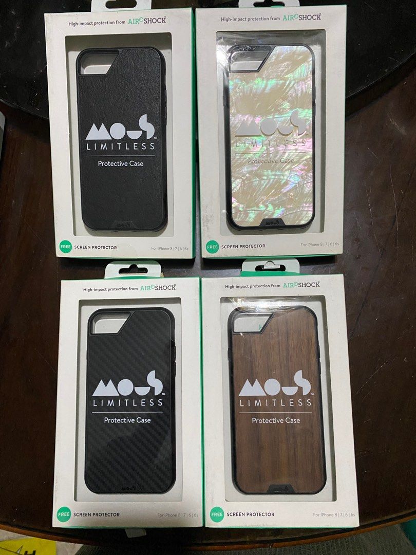 Original Mous Limitless ShockProof Case for iPhone Se / 8 / 7 (Category: Cases & Sleeves) located in Manila. Submitted by razelysonn (Listing ID 1330598585, Image 1). Description: Brand new and fixed price All original .