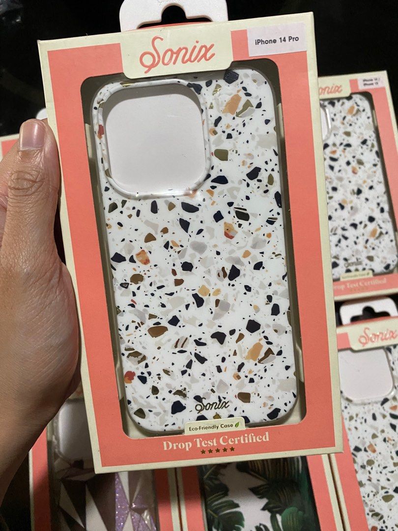 Original Sonix ShockProof Case for iPhone 13 / 14 / 14 Pro / 14 Pro Max (Category: Cases & Sleeves) located in Manila. Submitted by razelysonn (Listing ID 1330599514, Image 2). Description: Brand new and original Limited stocks only 13 / 14 - 1,000 each 14 Pro - 1,200 each 14 Pro Max - 1,200 each.