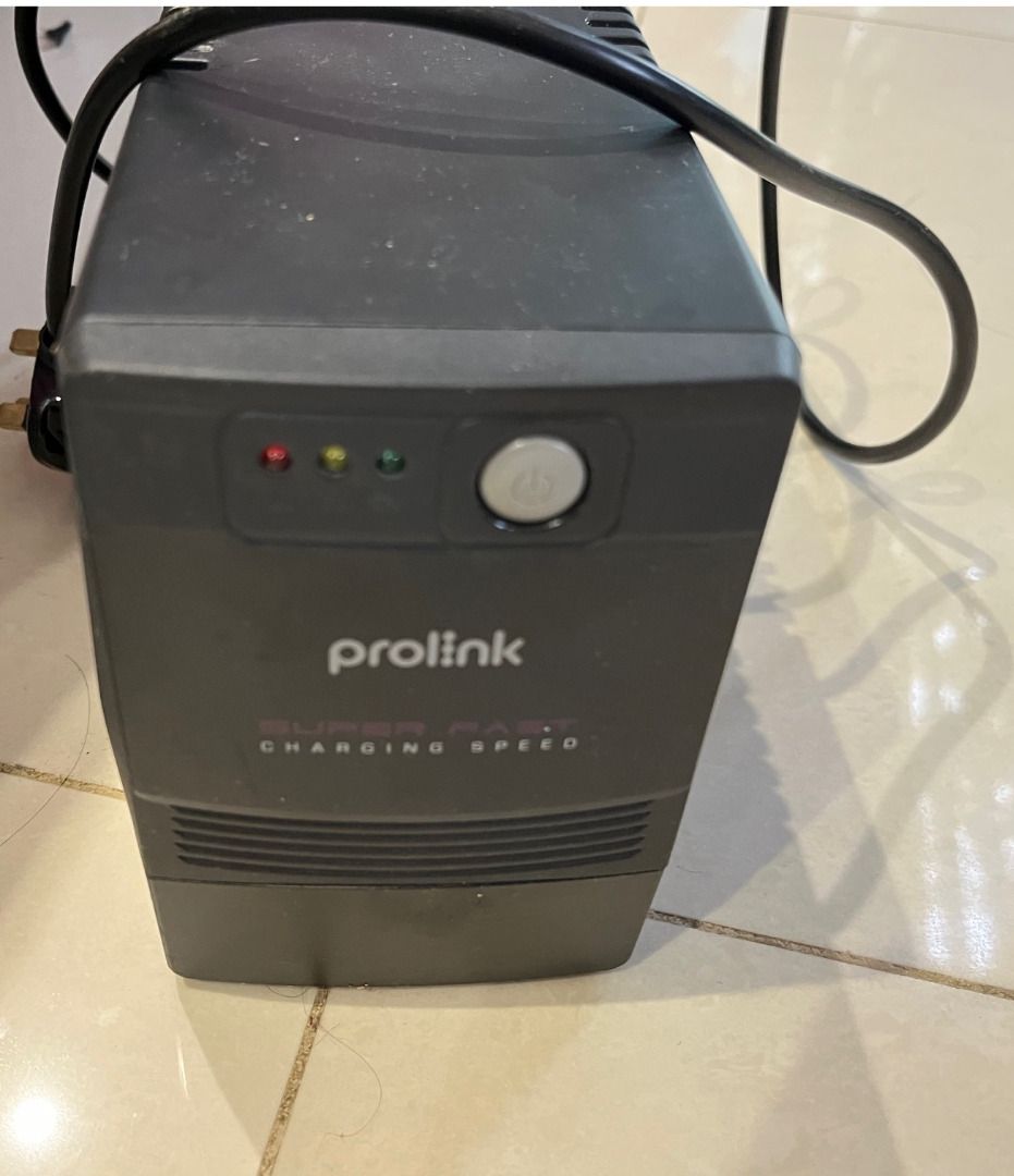 Prolink PRO700SFCU 650VA UPS Power Backup Uninterruptible Power Supply