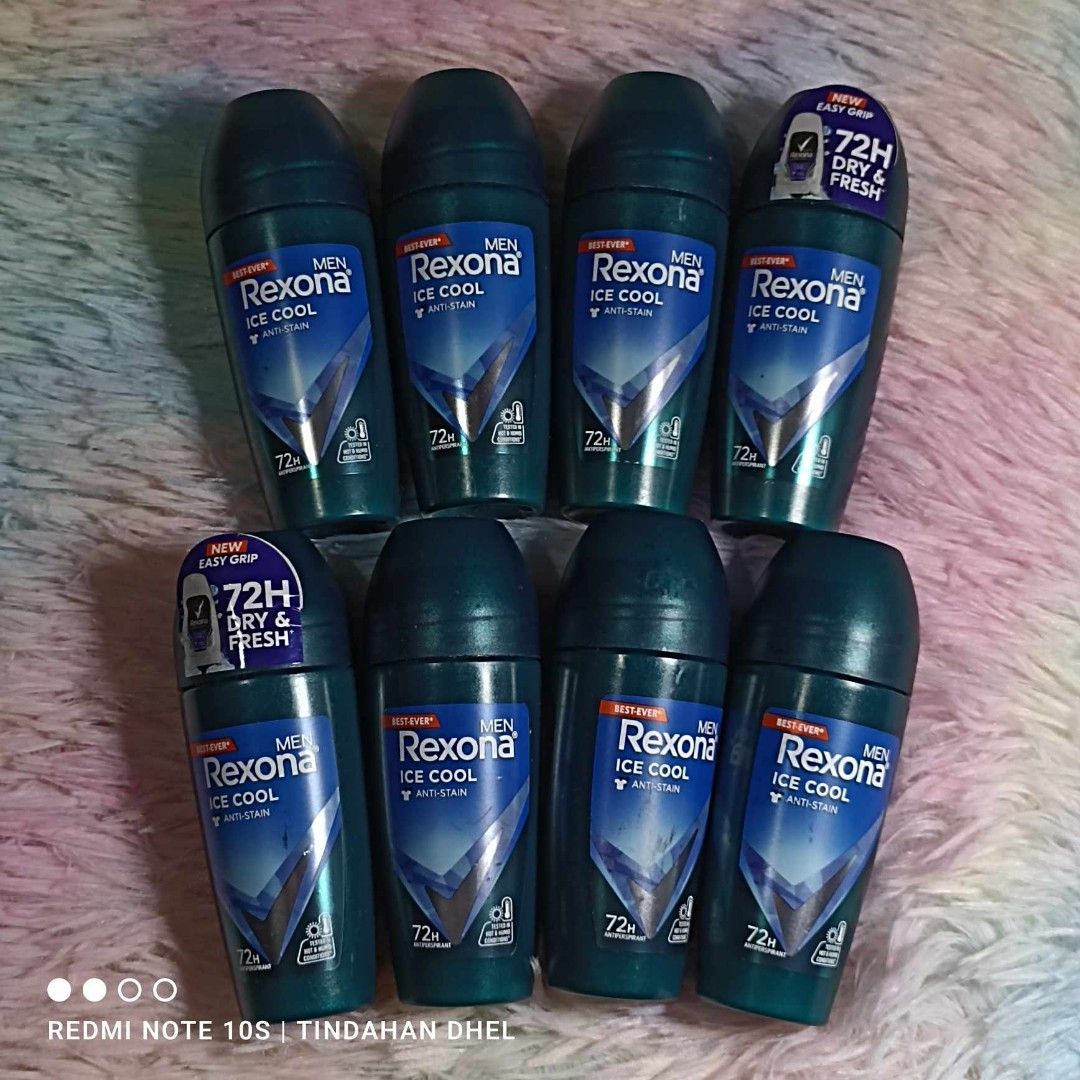 Rexona Ice Cool Deodorant 45ml (New) (Category: Fragrance & Deodorants) located in Cainta. Submitted by tindahannidhel (Listing ID 1330655726, Image 1). Description: March 2026 expiry Loc: Cainta Rizal.