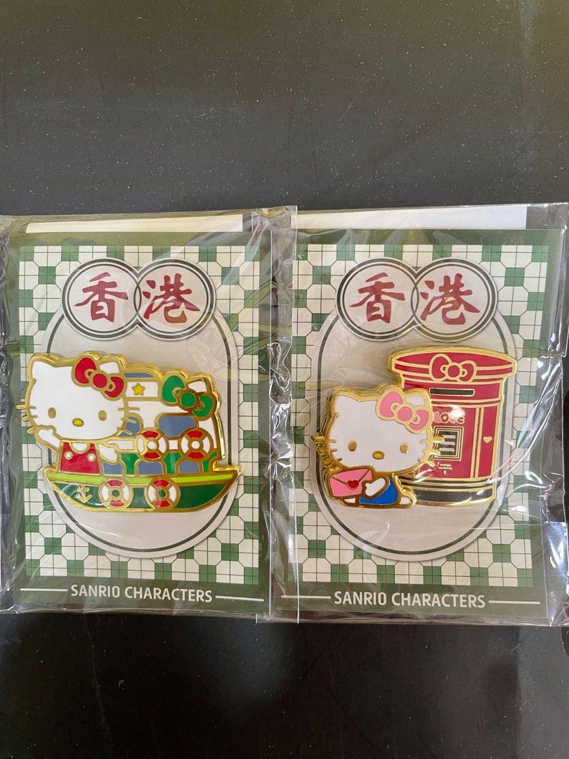 Sale‼️ Sanrio Gift Gate 網店三週年💖限定襟章套裝《限量版只有100套》 Hello Kitty 吉蒂貓及Hello  kitty 特別版, 興趣及遊戲, 玩具& 遊戲類-