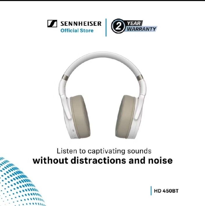 Sennheiser HD 450BT Bluetooth Headphones (Category: Headphones & Headsets) located in Bulacan. Submitted by v_sells (Listing ID 1330670474, Image 2). Description: Sennheiser HD 450BT price 4999 -bought last Sept 2024 - once or twice used only -complete with box and accessories -can send more picture if requested -lady-owned, looks brand new pa kasi maingat sa gamit -can do meetup within: bulacan, qc, makati and taguig area -orig price is 9,990 -b