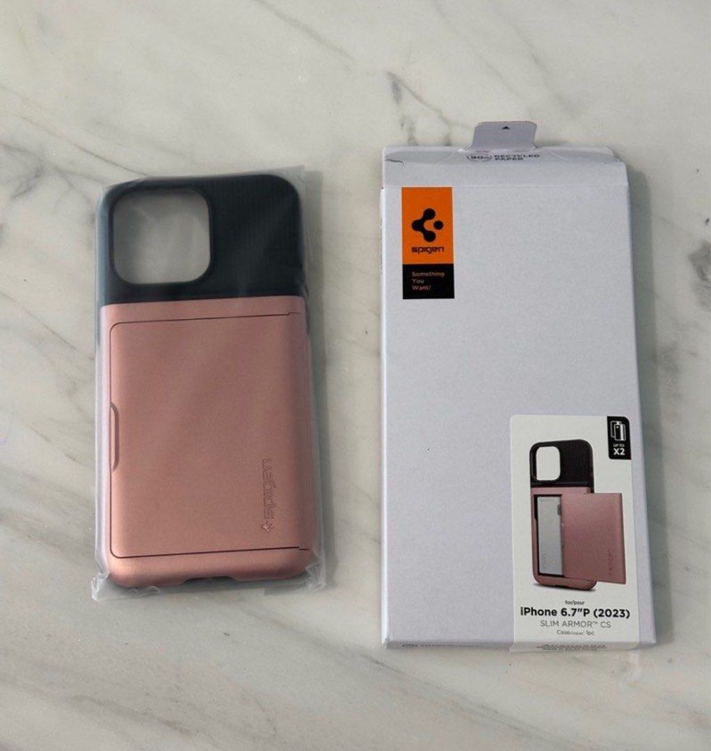 Spigen Slim Armor CS for iPhone 15 Pro Max, Mobile Phones