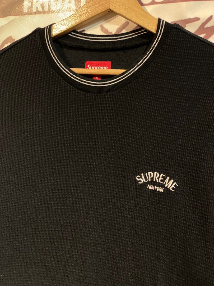 Supreme New York Waffle Red Tag Tee