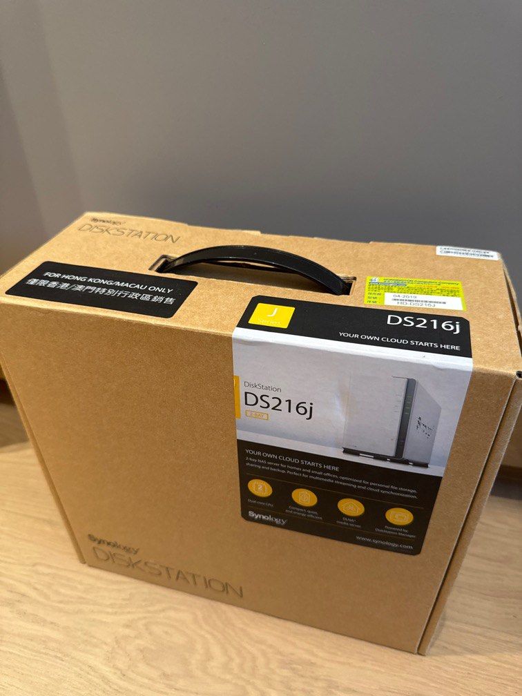 Synology DiskStation DS216j 2Bay NAS cloud storage, 電腦＆科技, 商務用科技產品