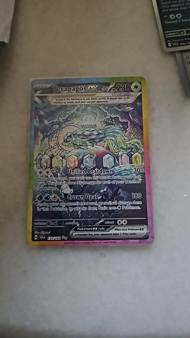 Terapagos ex - 170/142 - Special Illustration Rare, Hobbies & Toys, Toys &  Games on Carousell