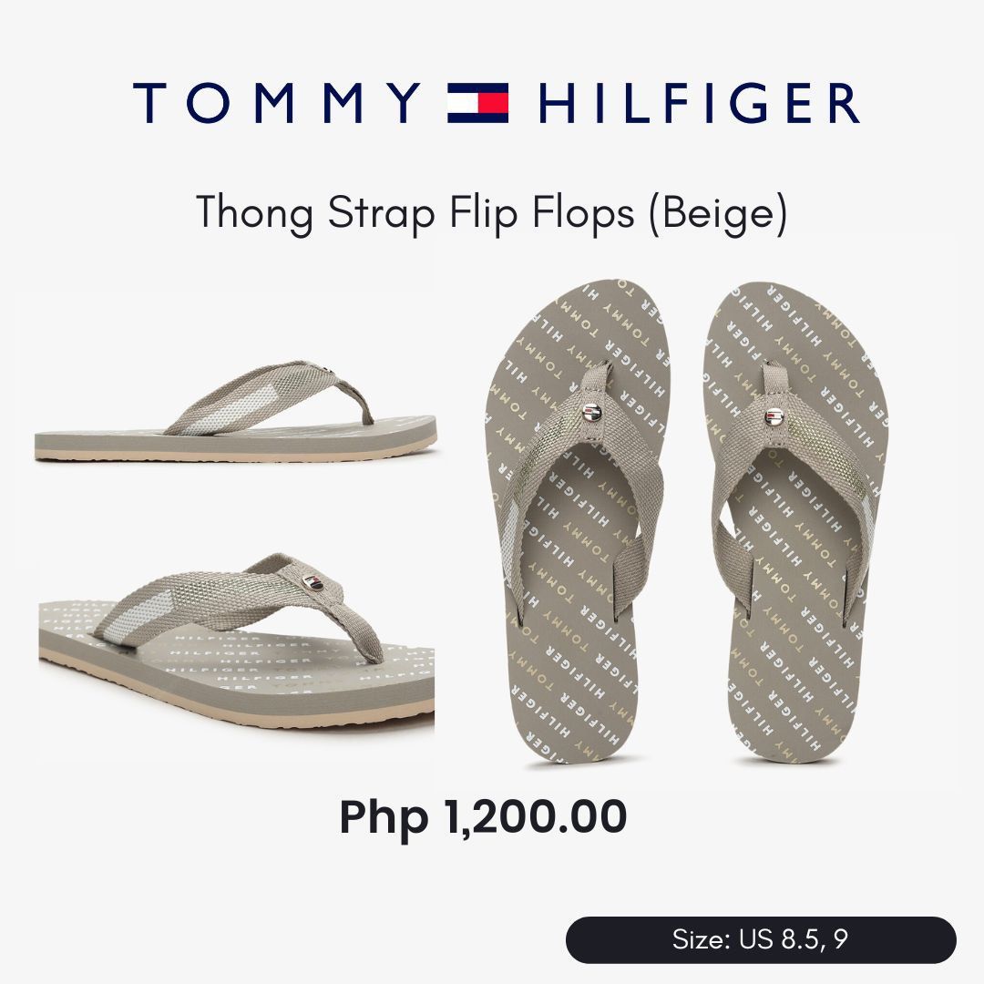 TH Thong Strap Flip Flops (Beige) (Category: Slippers and slides) located in Makati City. Submitted by decastronaut (Listing ID 1330556720, Image 1). Description: .