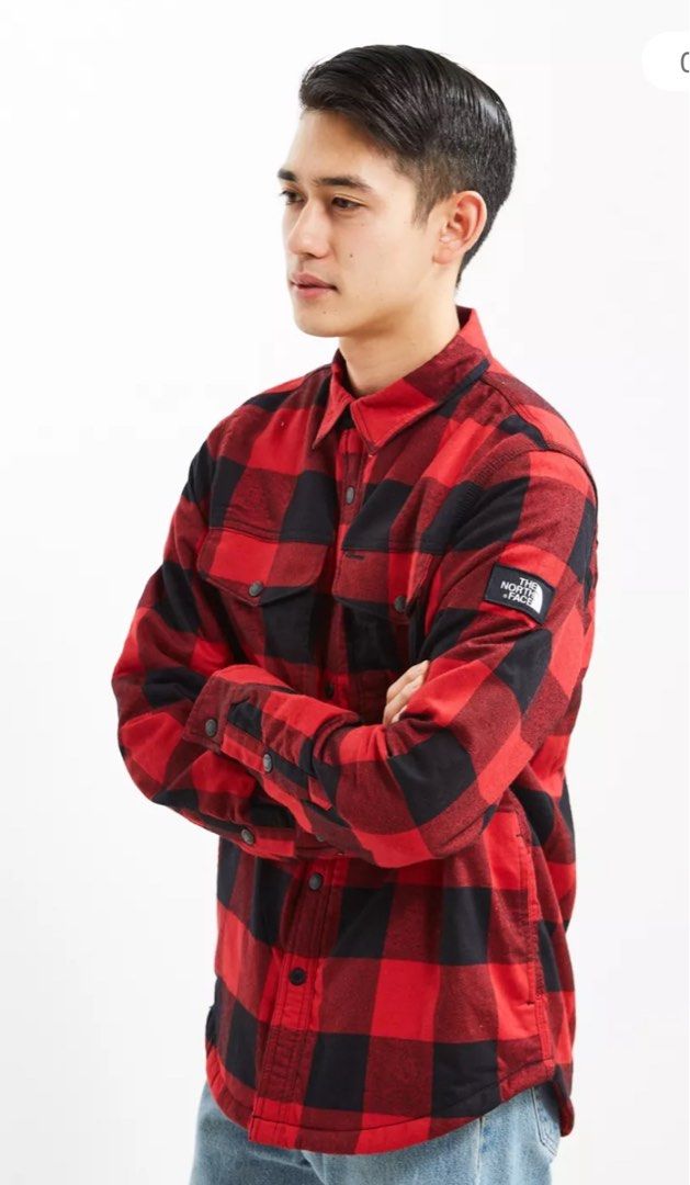 The North Face Campground Plaid Sherpa Shirt Jacket