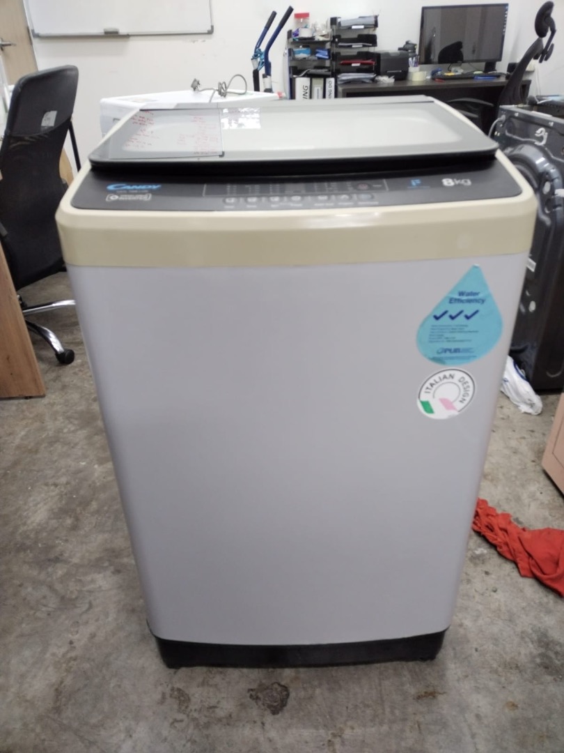 Candy Top Load (8kg) - CATL 7088LVSI, TV & Home Appliances, Washing ...