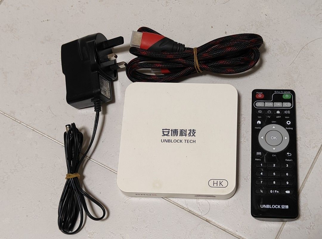 TVBOX 安博科技 Unblock Tech UBOXPROS K9 Unblock Tech UBOX9 Super TV Box - White