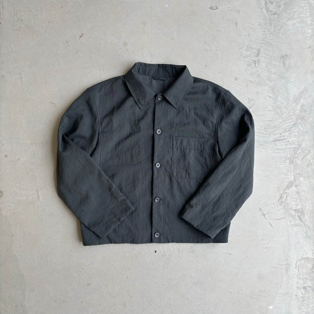 Uniqlo U Nylon Shirt Jacket Men s Fashion Coats Jackets and Outerwear on Carousell