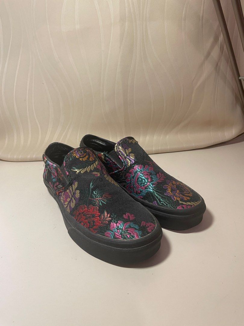 Vans festival satin black store