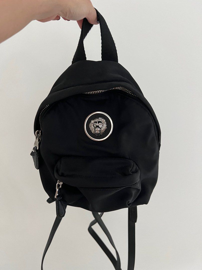 Versace small backpack discount