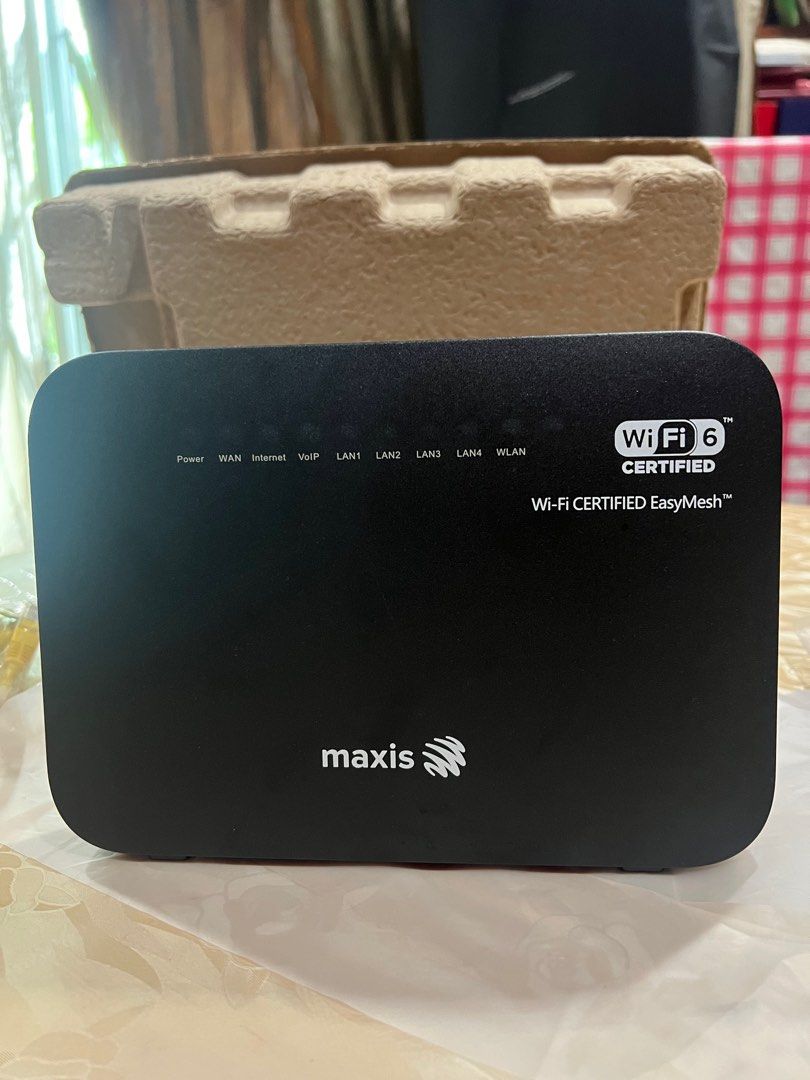 WIFI 6 Router (Maxis ) by Hua Wei, Support Dual Band Network (Home ...