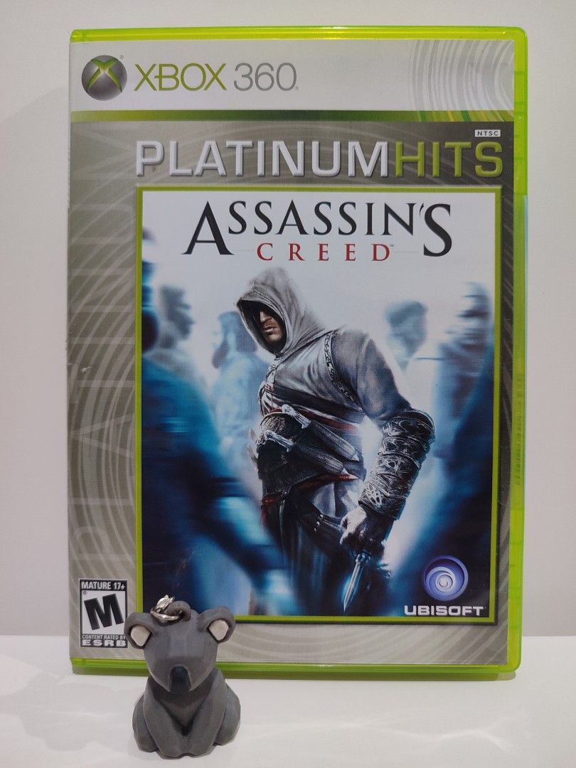 XBOX 360 - Assassin's Creed (NEW) (Category: Xbox) located in Mendez-Nunez. Submitted by sf2_gameshop (Listing ID 1330547642, Image 1). Description: OPEN REGION - Works on all Xbox 360 units. ITEM CONDITION: Brand new but it has NO plastic wrap. However, the sticker seal is still intact. The case has some small cover dents (see photos). GENRE: Action-adventure, stealth MODE: Single-player REGION: NTSC VOICE: English TEXT: English Feel free to cha