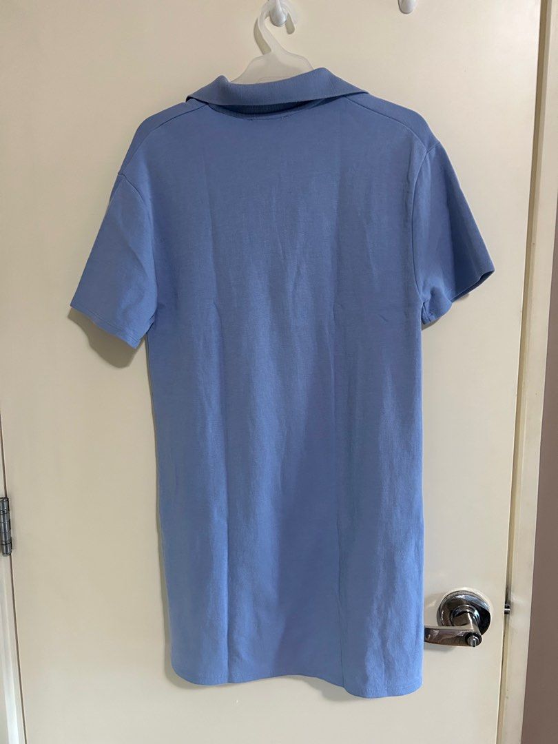 ZARA Blue Collared Dress (Category: Dresses) located in Manila. Submitted by declutterb (Listing ID 1330648269, Image 2). Description: .
