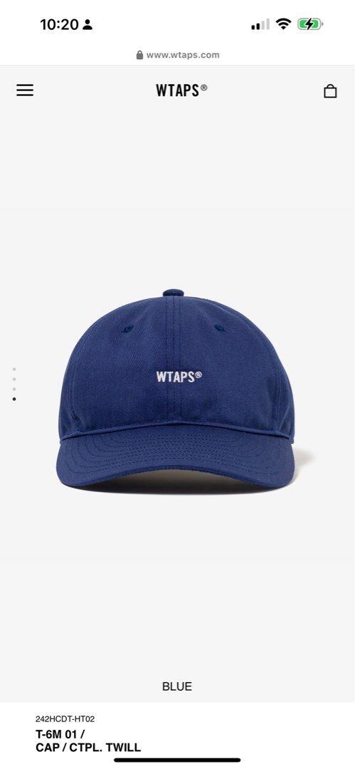 24AW WTAPS T-6M 01 / CAP / CTPL. TWILL