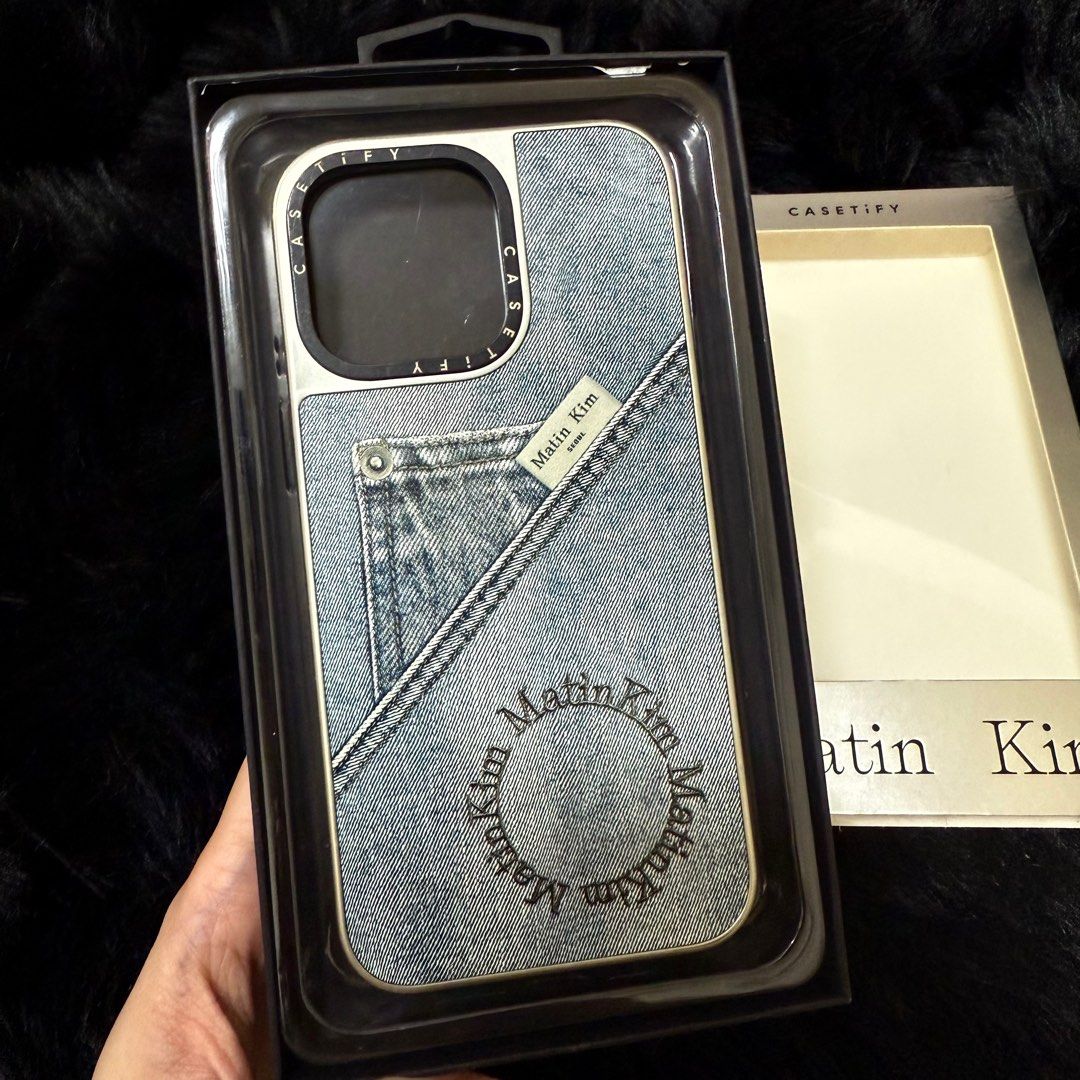 15 Pro max| Casetify Matin Kim Denim Pocket Case