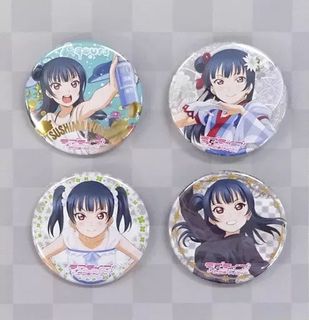 New, Free shipping by ordinary mail Badges & Pins (Characters) Shiko Tsushima Set Official Can Badge vol.7 (4 pieces set) "Love Live! Sunshine!!" Urano Star Girls' High School Consumer Cooperative Goods Love Live! SUNSHINE!善子 夜羽629776563624981111
