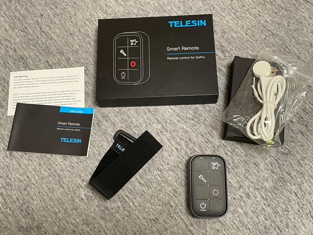 [全新有盒] GoPro 遙控器 smart remote control with wrist strap (Brand: TELESIN ...