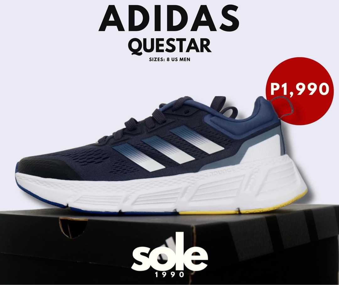 ADIDAS Questar Running Lifestyle shoes 8 US MEN Men s Fashion Footwear Sneakers on Carousell