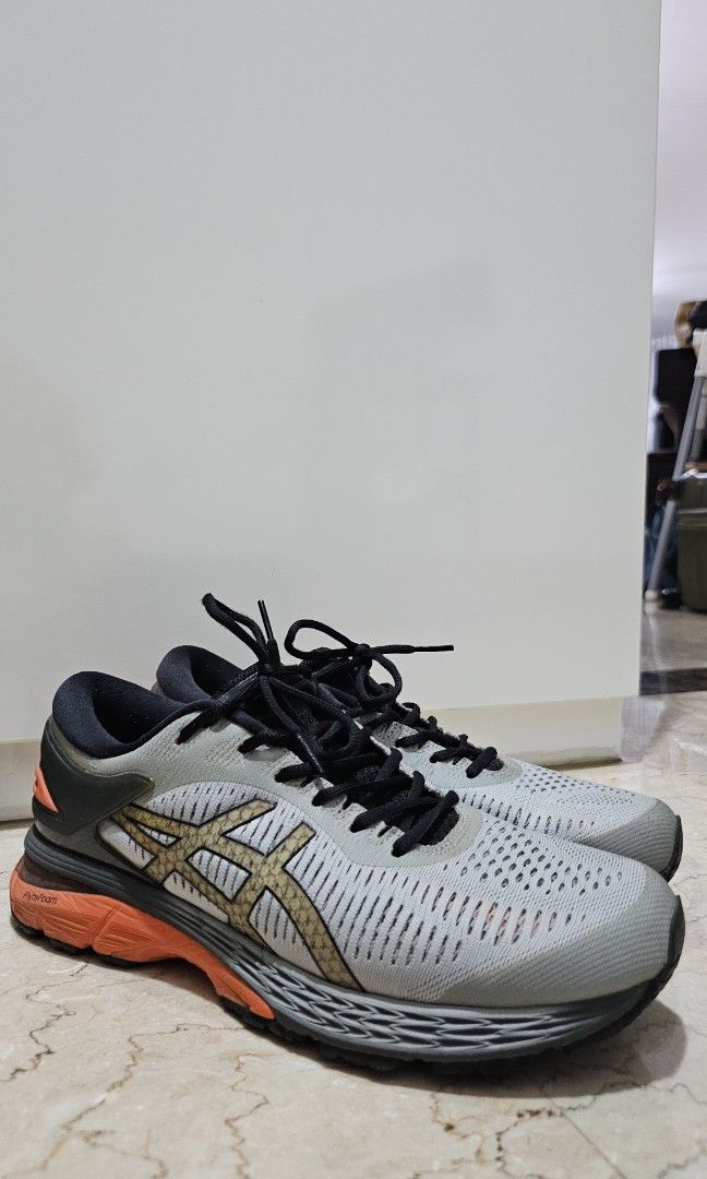 Asics kayano 25 grey orange shop