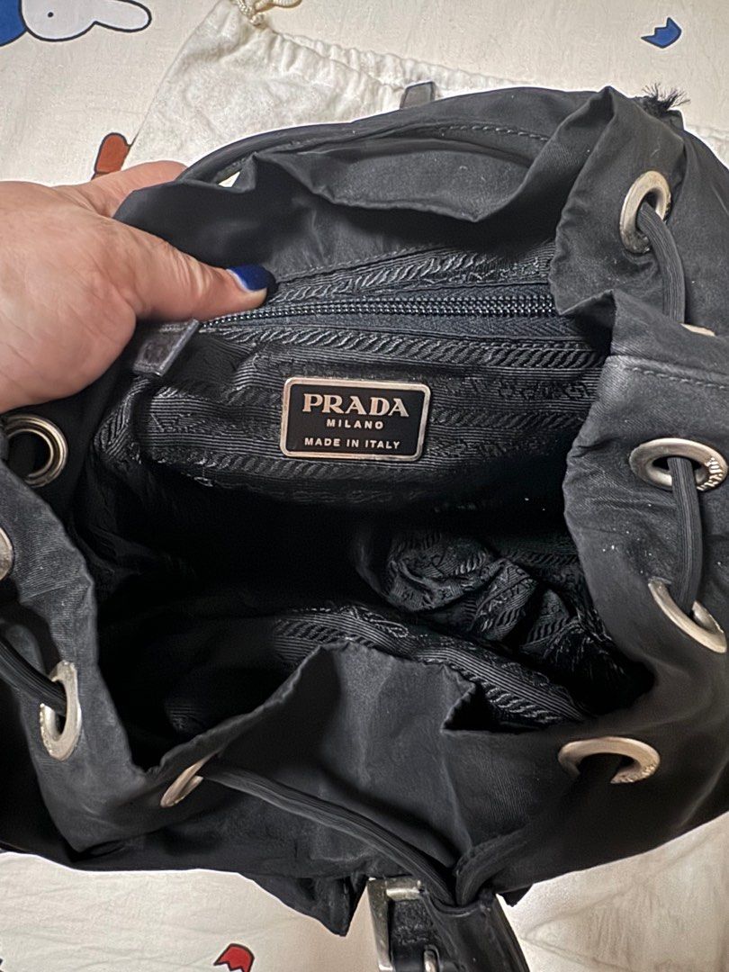 Authentic prada backpack best sale