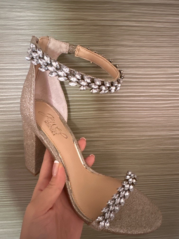 Jewel badgley mischka mayra evening sandals champagne shop