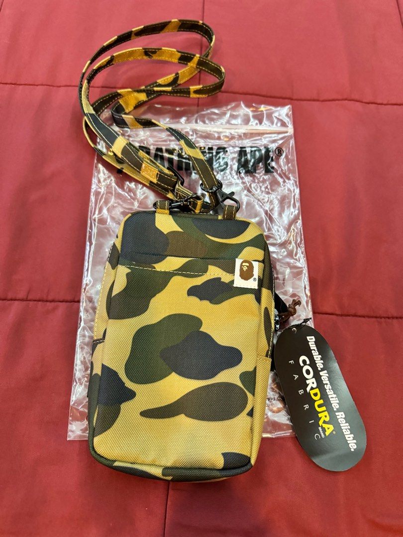 Bape x Cordura sling bag (Category: Sling Bags) located in San Juan City. Submitted by bleasure (Listing ID 1330717749, Image 2). Description: Autuentic Bape x Cordura unisex sling bag purchased in Japan.