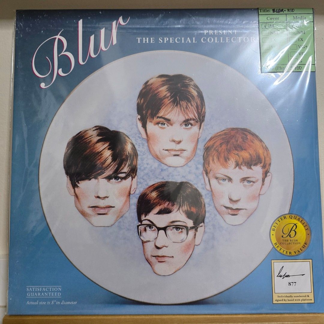 Blur-The Special Collectors Edition (RSD) (Category: Vinyls) located in Taguig. Submitted by Kapitan_Plaka (Listing ID 1330832321, Image 1). Description: sealed/brand new RSD individually number & signed by hand with platinum.