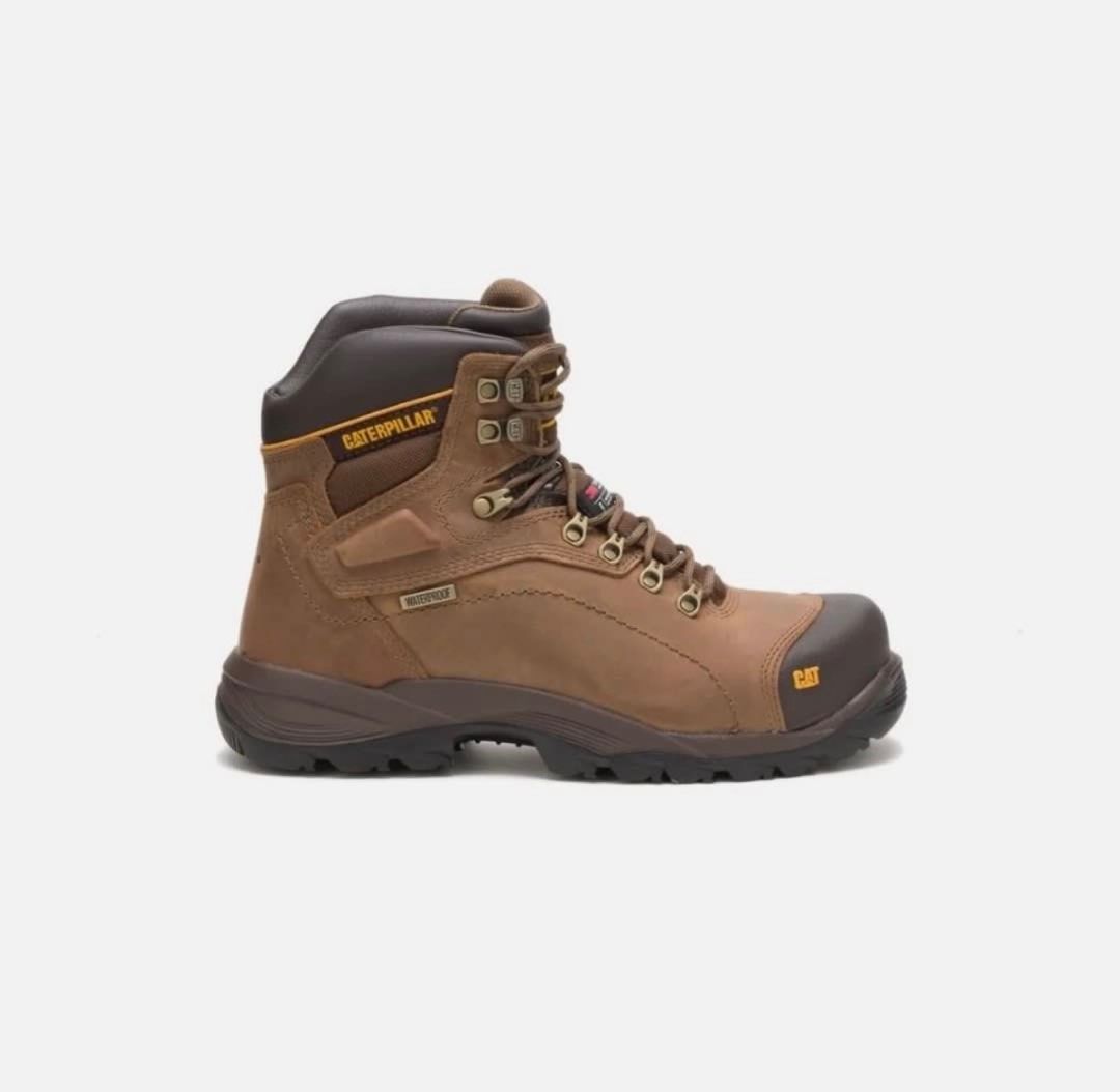 Caterpillar slip on steel toe boots online