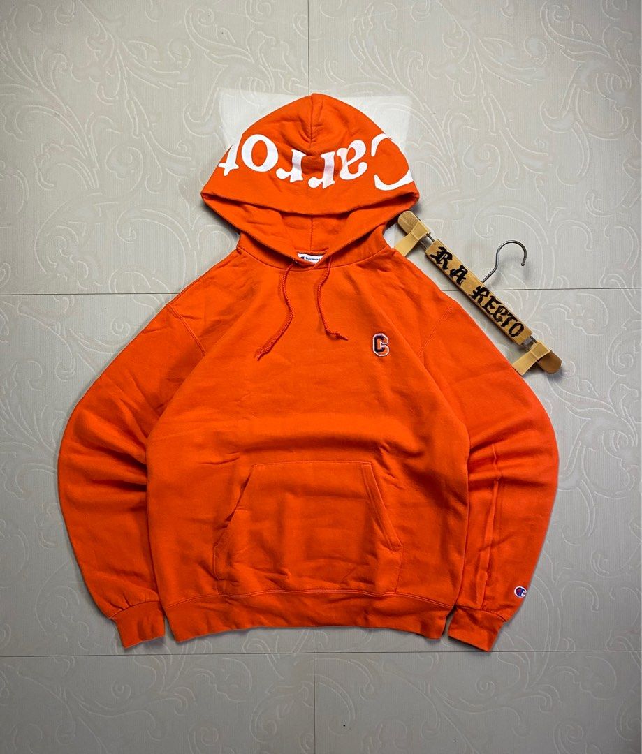 Champion x Anwar Carrots Y2K Streetwear Hoodie Jacket Size Medium 22x26 Men s Fashion Coats Jackets and Outerwear on Carousell