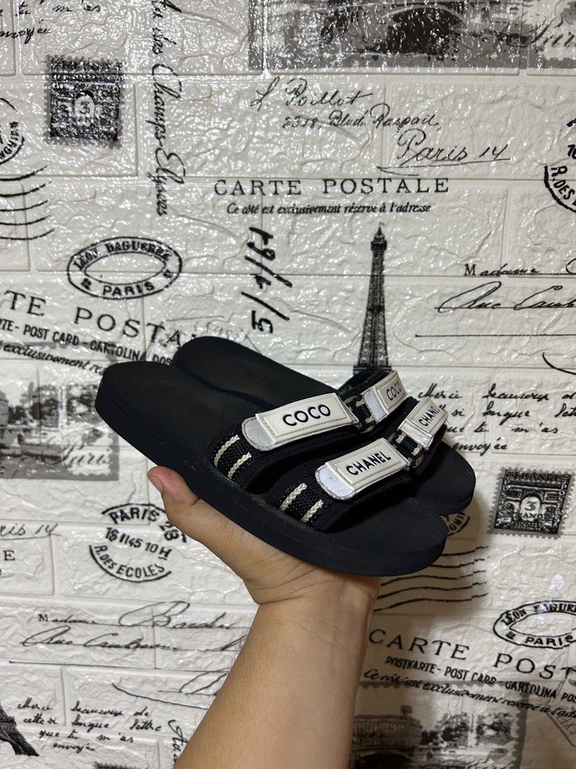 Coco chanel flip flops sales