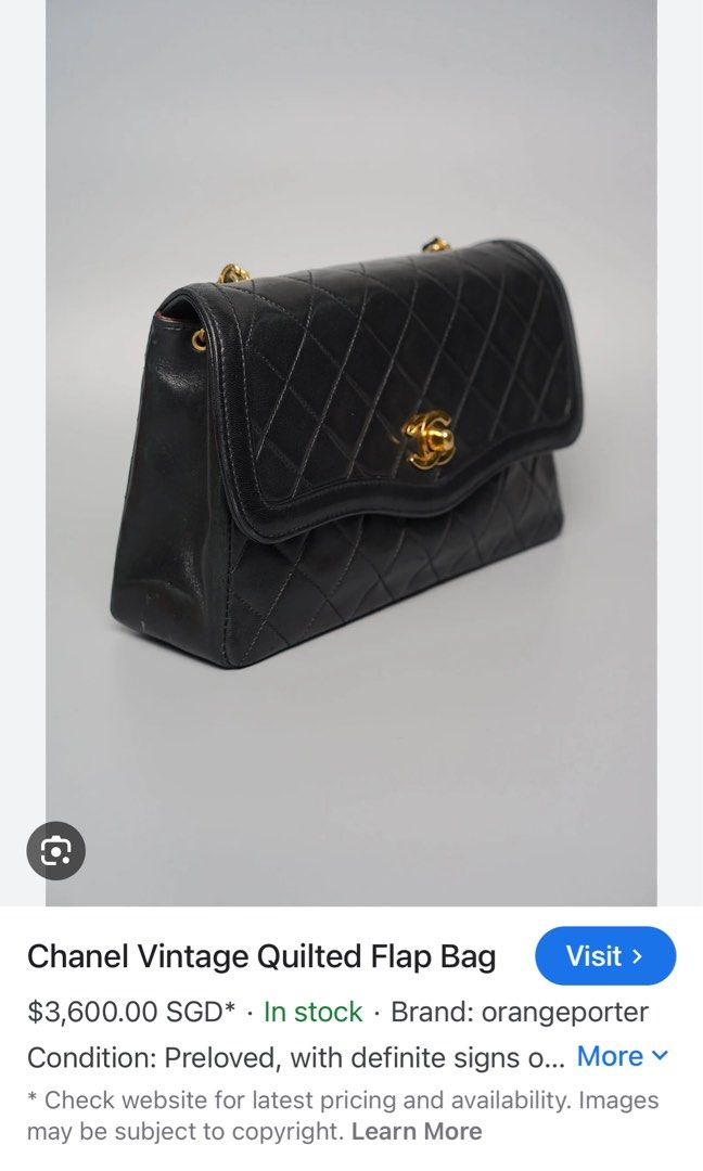 Chanel Japan Vintage Genuine quilted lambskin eclair zipper Luxury Bags Wallets on Carousell