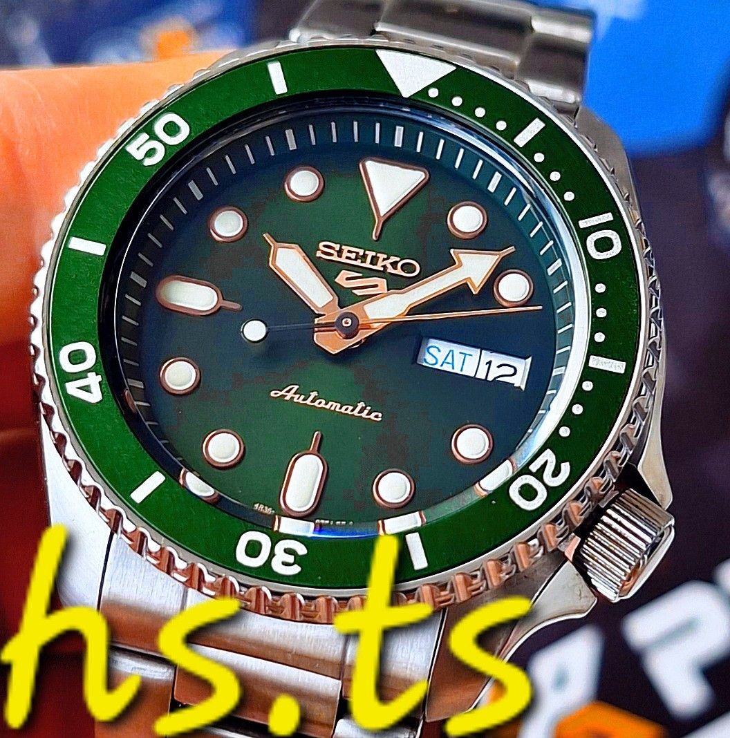 CHEAPEST 2023 Seiko 5 Hulk Green Rose Gold 5KX 42mm Automatic Sports Watch SRPD63K1 Men s Fashion Watches Accessories Watches on Carousell