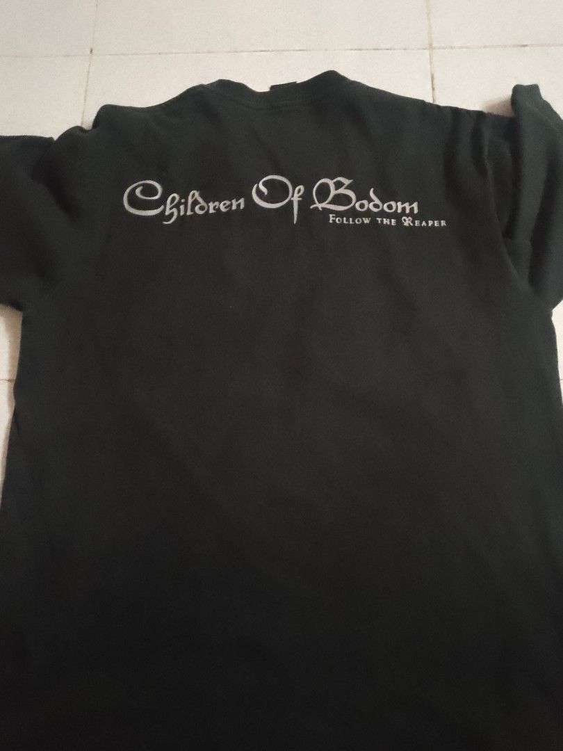 Children of bodom (Category: Tshirts & Polo Shirts ) located in San Pablo. Submitted by lagthrift (Listing ID 1330716490, Image 3). Description: children of bodom boot 22x28 large fit to xl crackprint beefy neck.