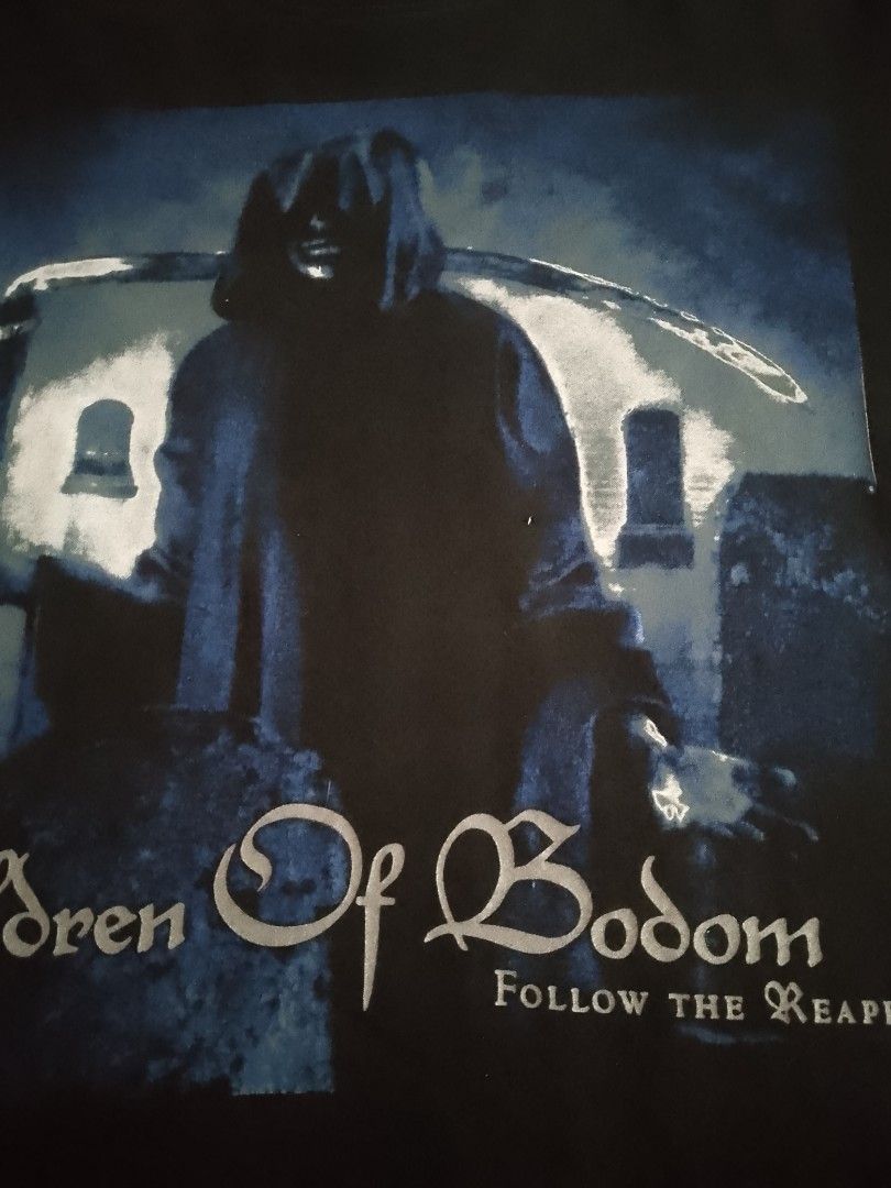 Children of bodom (Category: Tshirts & Polo Shirts ) located in San Pablo. Submitted by lagthrift (Listing ID 1330716490, Image 2). Description: children of bodom boot 22x28 large fit to xl crackprint beefy neck.
