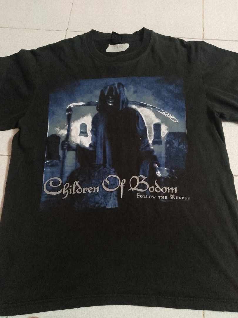 Children of bodom (Category: Tshirts & Polo Shirts ) located in San Pablo. Submitted by lagthrift (Listing ID 1330716490, Image 1). Description: children of bodom boot 22x28 large fit to xl crackprint beefy neck.