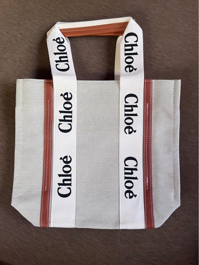 CHLOE Canvass Book Tote (Category: Tote Bags) located in Manila. Submitted by wtrmelon (Listing ID 1330731397, Image 1). Description: Can fit 13inch laptop .