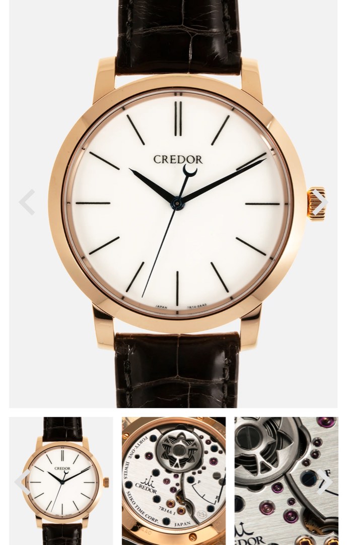 Credor Eichi II Rose Gold Luxury Watches on Carousell