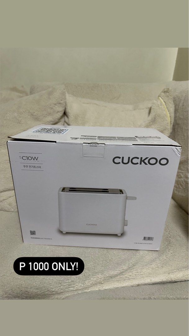 Cuckoo oven toaster (Category: Ovens & Toasters) located in Makati City. Submitted by newandaffordableappliances (Listing ID 1330737185, Image 2). Description: All items are new and sealed 👌 It’s cheaper than other shop/mall. Very affordable . Below SRP 👍 Please send me a message in my Facebook page, My account is on hold I can’t send a message here in Carousell Due to a lot of inquiry Cod around metro Manila ‼️ Add to cart now 🛒🛒 Please like