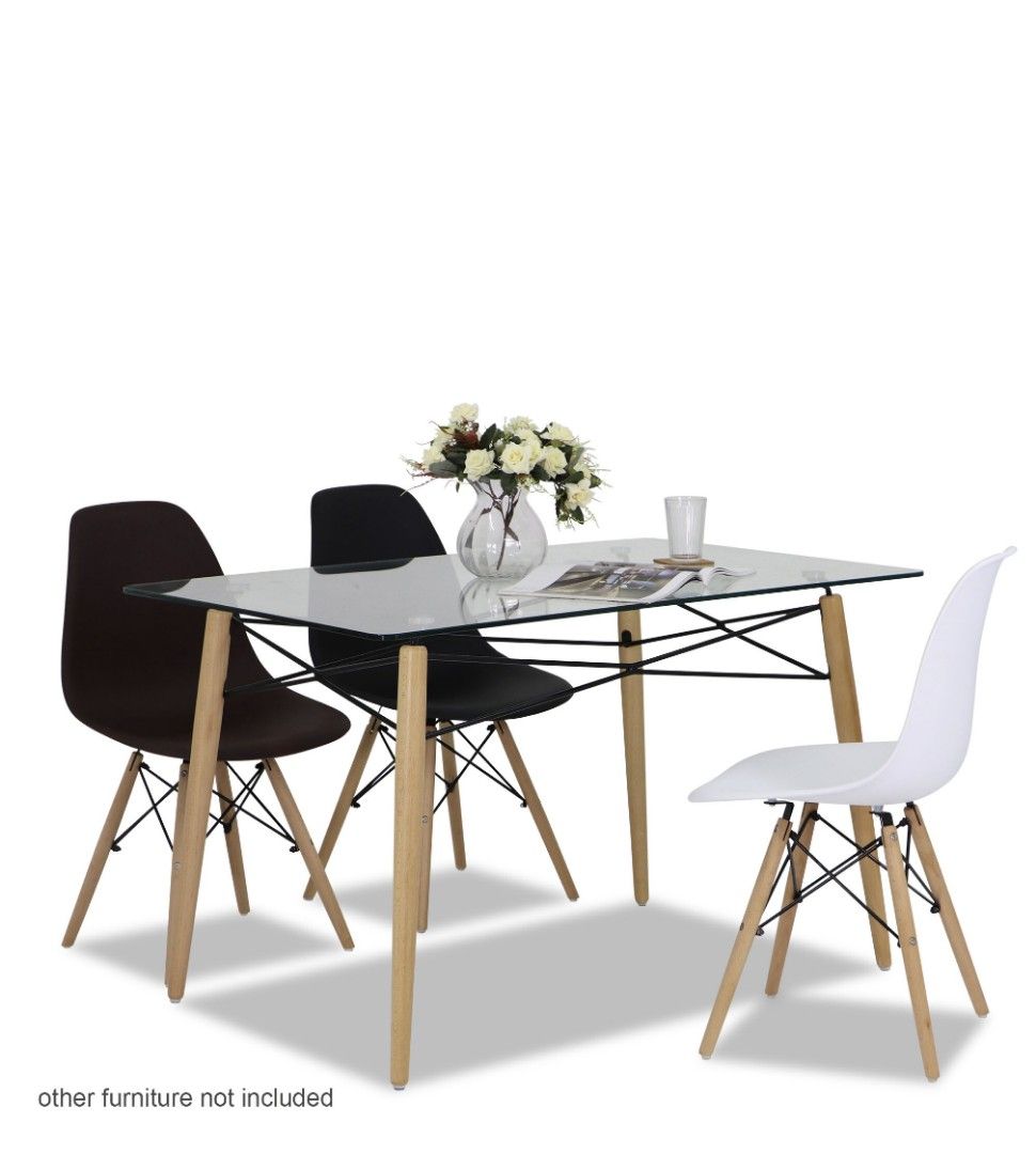 Dining Table Set (Category: Tables & Sets) located in Singapore. Submitted by faobby (Listing ID 1330798952, Image 1). Description: Hideki replica Dining table with set of 4 chairs. Great condition. Set for SGD 490. If you want to buy only the table - SGD 380 and only the set of 4 chairs - SGD 160. Pickup from Grange Road..